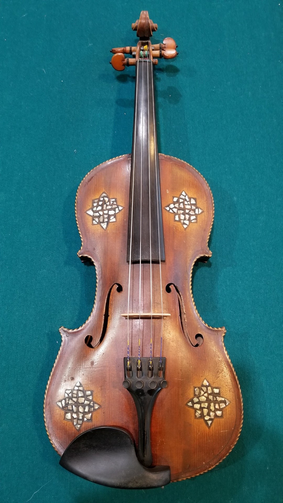 East European Inlaid Violin Front